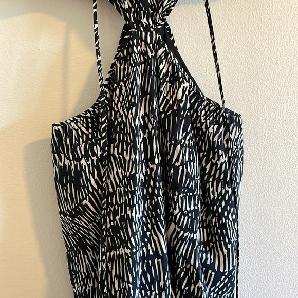 Jonathan Simkhai Amora Coverup Maxi Dress Women’s Size Medium Black Abstract - Picture 8 of 12